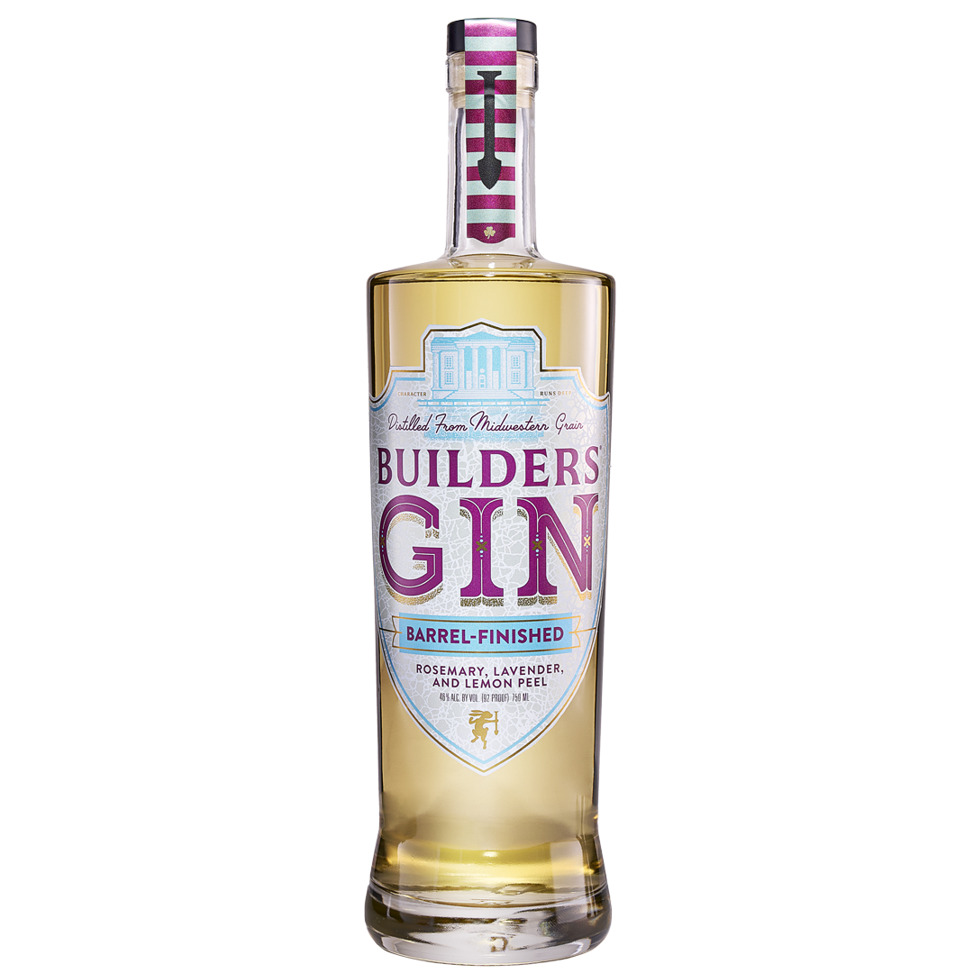 Builders Barrel Finished Gin  750ml