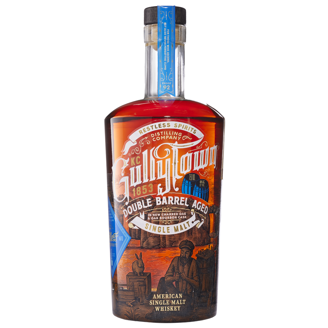 GullyTown Double Barrel American Single Malt Whiskey