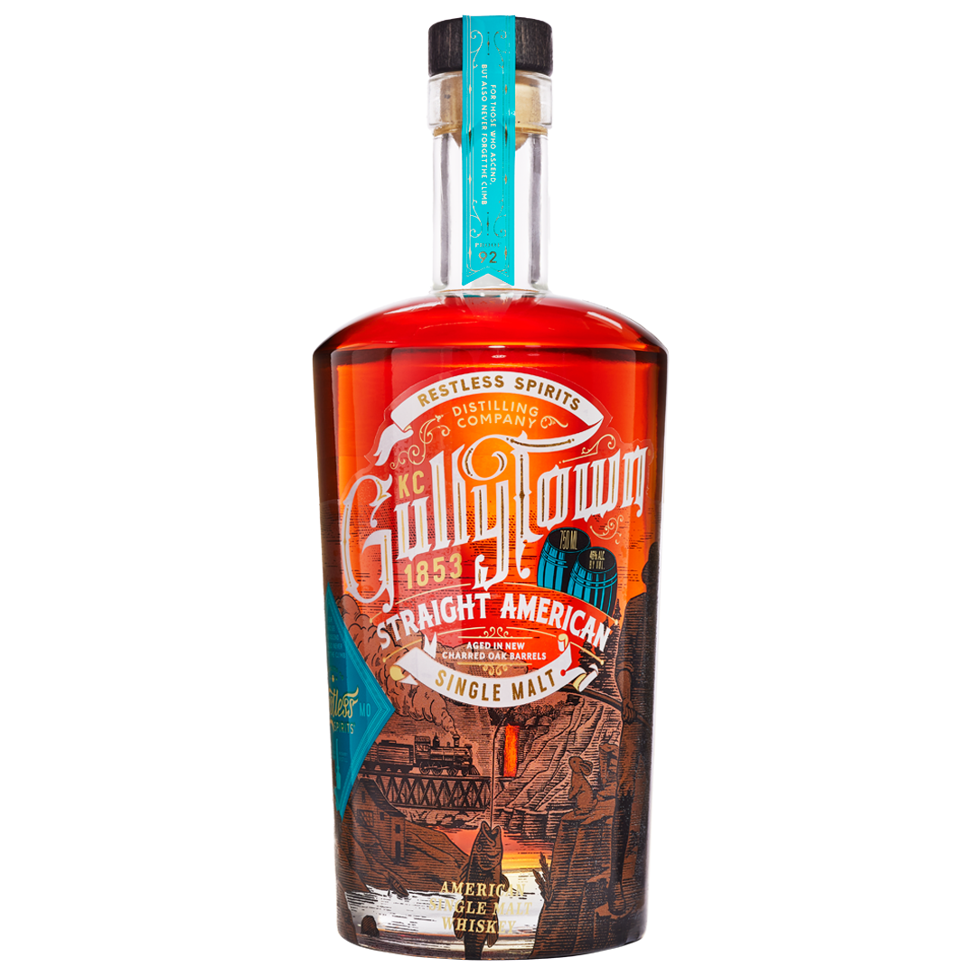 GullyTown Straight American Single Malt Whiskey