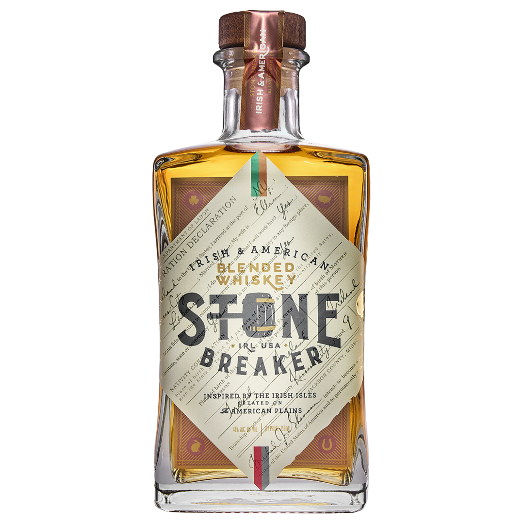 Stone Breaker  Irish & American Blended Whiskey  750ml
